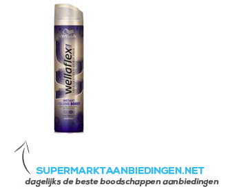 Wella Flex hairspray instant boost strong aanbieding