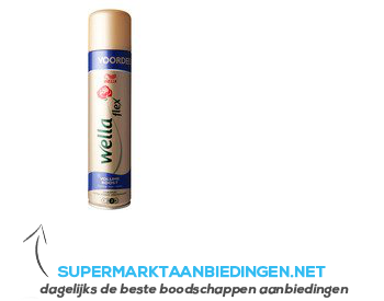 Wella Flex hairspray volume boost aanbieding