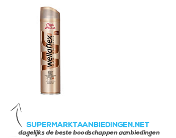 Wella Flex hairspray volume shiny hold aanbieding