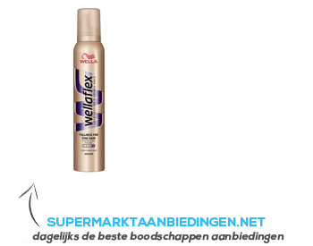 Wella Flex mousse fullness fine hair aanbieding