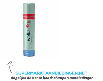 Wella Forte hairspray natuurlijke versteviging aanbieding