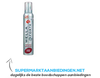 Wella Forte mousse ultra sterk aanbieding