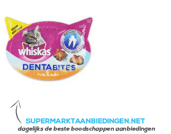 Whiskas Dentabites kip aanbieding