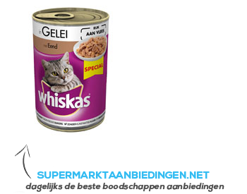 Whiskas Eend in gelei aanbieding