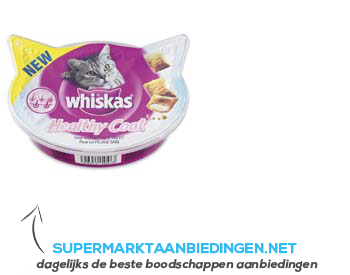 Whiskas Healthy coat voor een gezonde vacht aanbieding