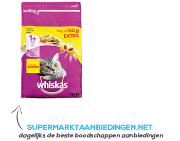 Whiskas Kip 1 jaar aanbieding