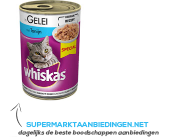 Whiskas Tonijn in gelei aanbieding