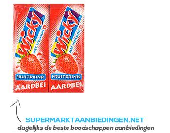 Wicky Aardbei aanbieding