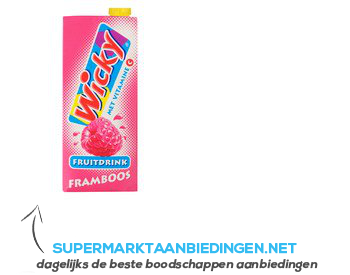 Wicky Framboos met vitamine C aanbieding