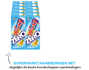 Wicky Zero fruit aanbieding