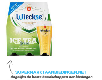 Wieckse Ice tea green aanbieding