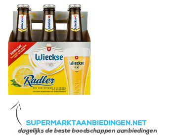 Wieckse Radler lemon aanbieding