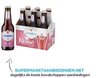 Wieckse Rosé bier aanbieding