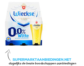 Wieckse Witte 0% aanbieding