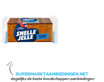 Wieger Ketellapper Snelle Jelle ontbijtkoek minder suiker aanbieding