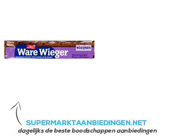 Wieger Ketellapper Ware Wieger rozijnen koek aanbieding