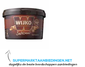 Wijko Satésaus aanbieding