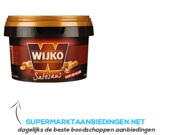 Wijko Satésaus kant-en-klaar aanbieding