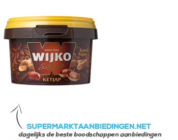 Wijko Satésaus ketjap kant-en-klaar aanbieding