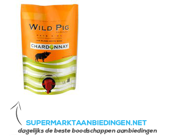 Wild Pig Chardonnay pouch