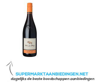 Wild Pig Merlot aanbieding