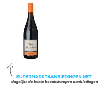 Wild Pig Syrah aanbieding