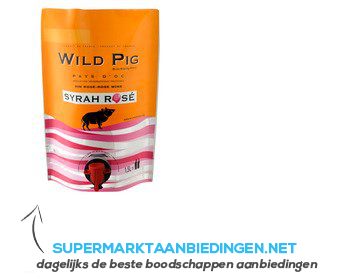 Wild Pig Syrah rosé pouch