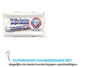 Wilhelmina Pepermunt aanbieding