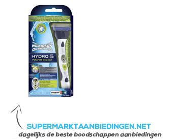 Wilkinson Hydro 5 power select razor aanbieding