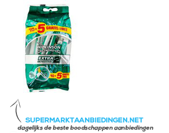 Wilkinson Sword extra2 sensitive (105) aanbieding