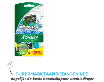 Wilkinson Wegwerpmesjes for men extreme 3 aanbieding