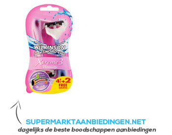 Wilkinson Xtreme 3 beauty 42 gratis aanbieding