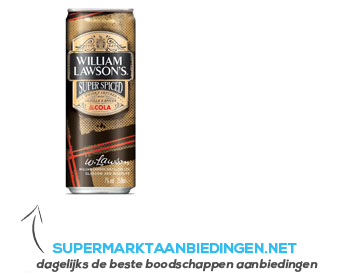 William Lawson’s Super spiced en cola