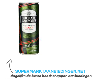 William Lawson’s Whisky met cola