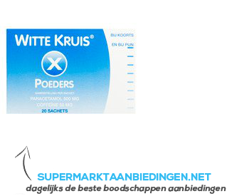 Witte Kruis Poeders aanbieding