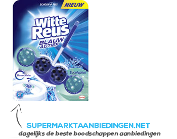 Witte Reus Blauw actief eucalyptus aanbieding