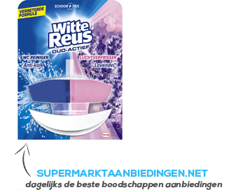 Witte Reus Duo actief lavendel toiletblok aanbieding