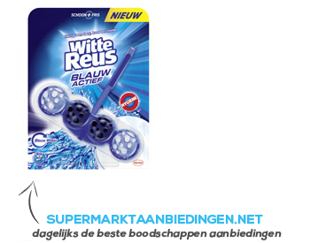 Witte Reus Toiletblok blauw actief aanbieding