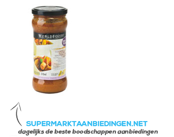 World Foods Kooksaus curry masaman thai aanbieding