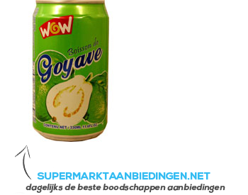 Wow Guave juice aanbieding