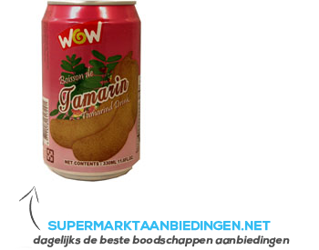 Wow Tamarinde drink aanbieding