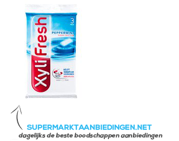 Xylifresh Peppermint aanbieding