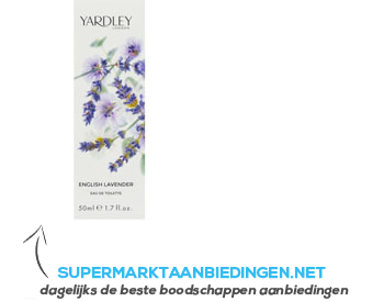 Yardley English lavender eau de toilette aanbieding