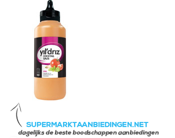 Yildriz Ierse cocktailsaus aanbieding