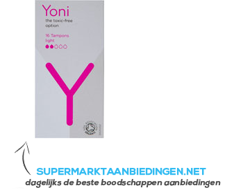 Yoni Tampons light aanbieding