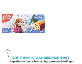 Zaga Zoe Frozen mini cakes aanbieding