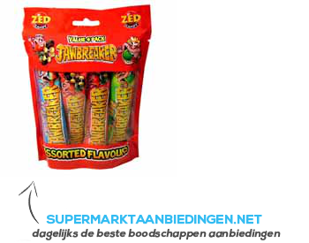 Zed candy Jawbreakers 4 pack aanbieding