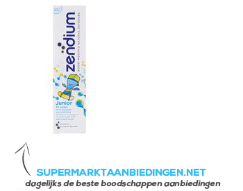 Zendium Tandpasta junior 5-12 jaar aanbieding