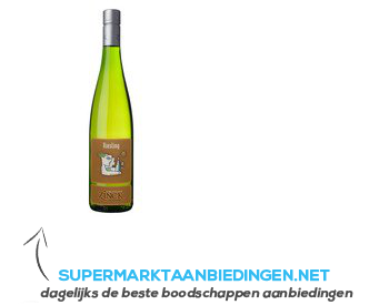 Zinck Riesling aanbieding