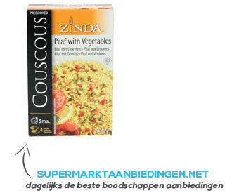 Zinda Couscous pilaf met groenten aanbieding